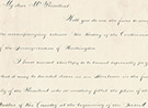 History of the Centennial Celebration of Inauguration of George Washington, as First President of the United States. Edited by Clarence Winthrop Bowen. Letter from Cornelius Bliss, Publication Committee, asking President Harrison to accept volume as an heirloom, was enclosed in book.